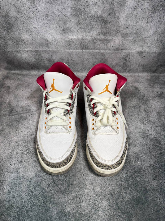 Size 10.5 | Jordan 3 Cardinal Red No Box| Pre-Owned