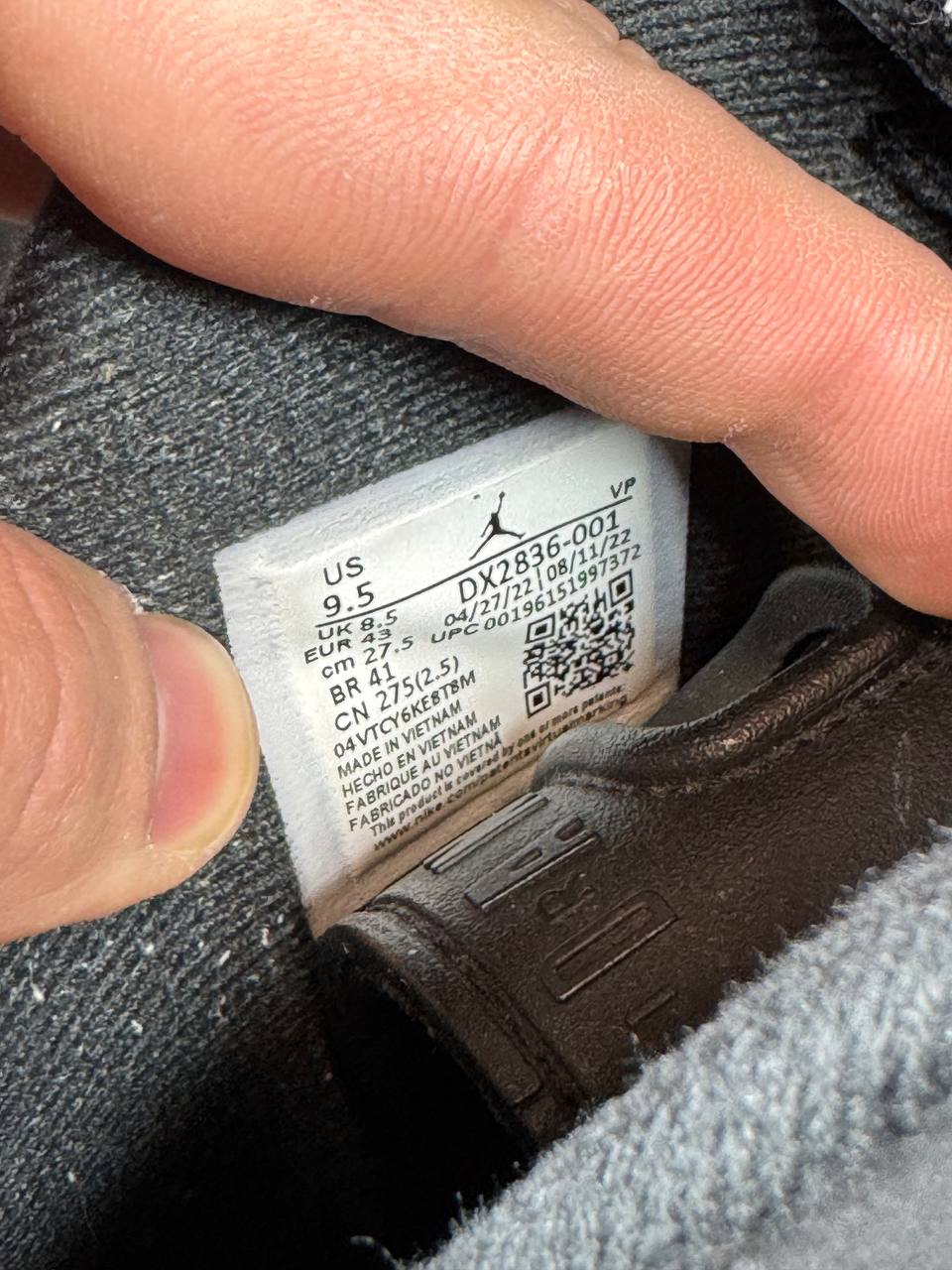 Size 9.5 | Jordan 6 Chrome No Box | Pre-Owned