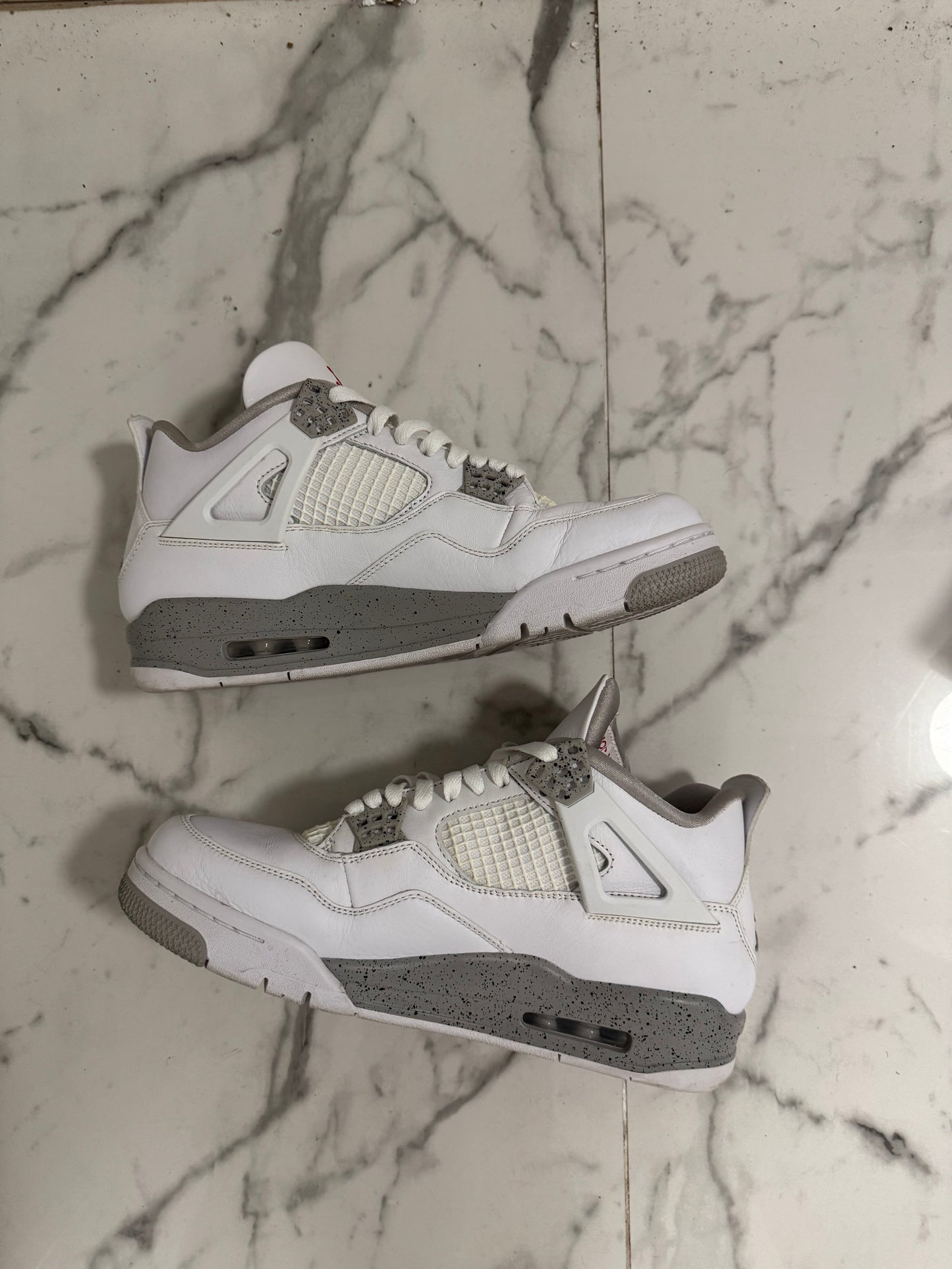 Size 10 | Jordan 4 White Oreo No Box | Pre-Owned
