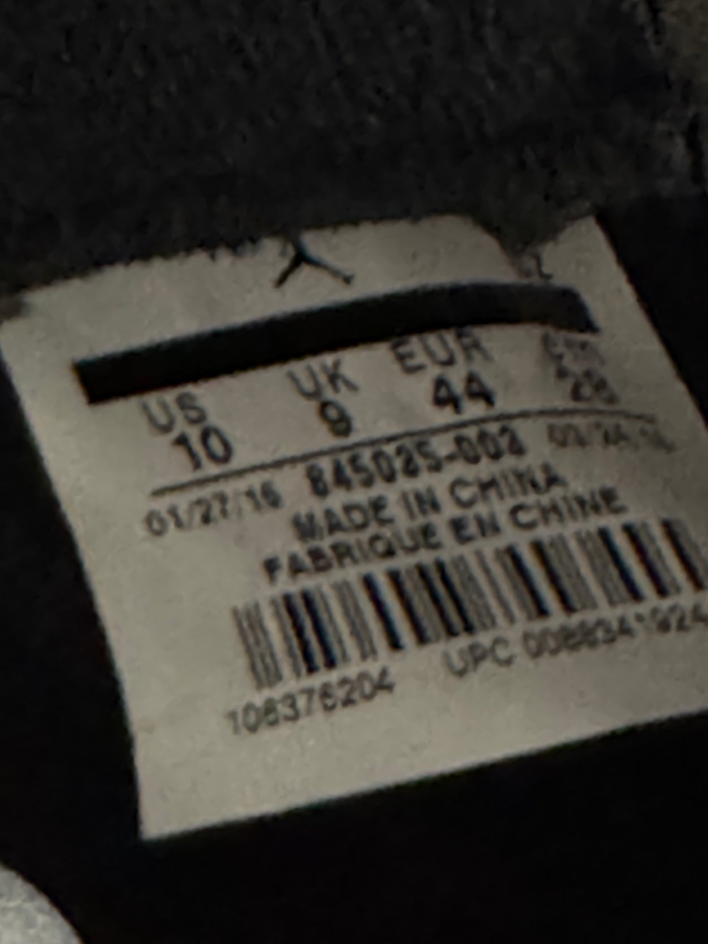 Size 10 | Jordan 5 Metallic With Box | Pre-Owned