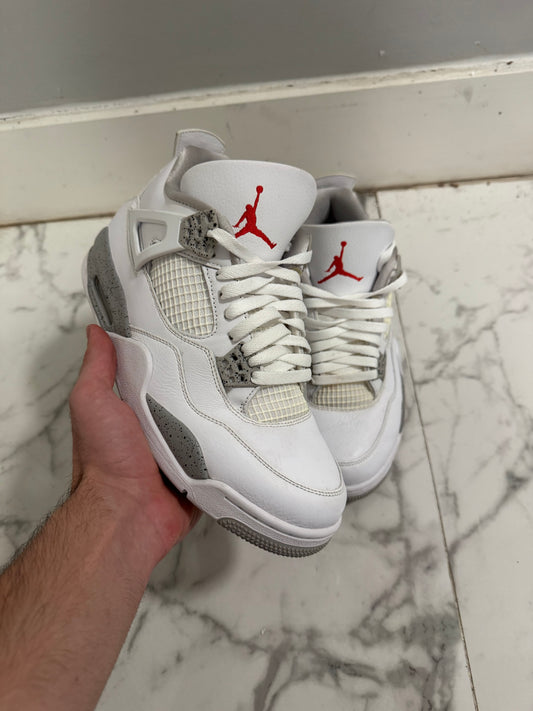 Size 10 | Jordan 4 White Oreo No Box | Pre-Owned