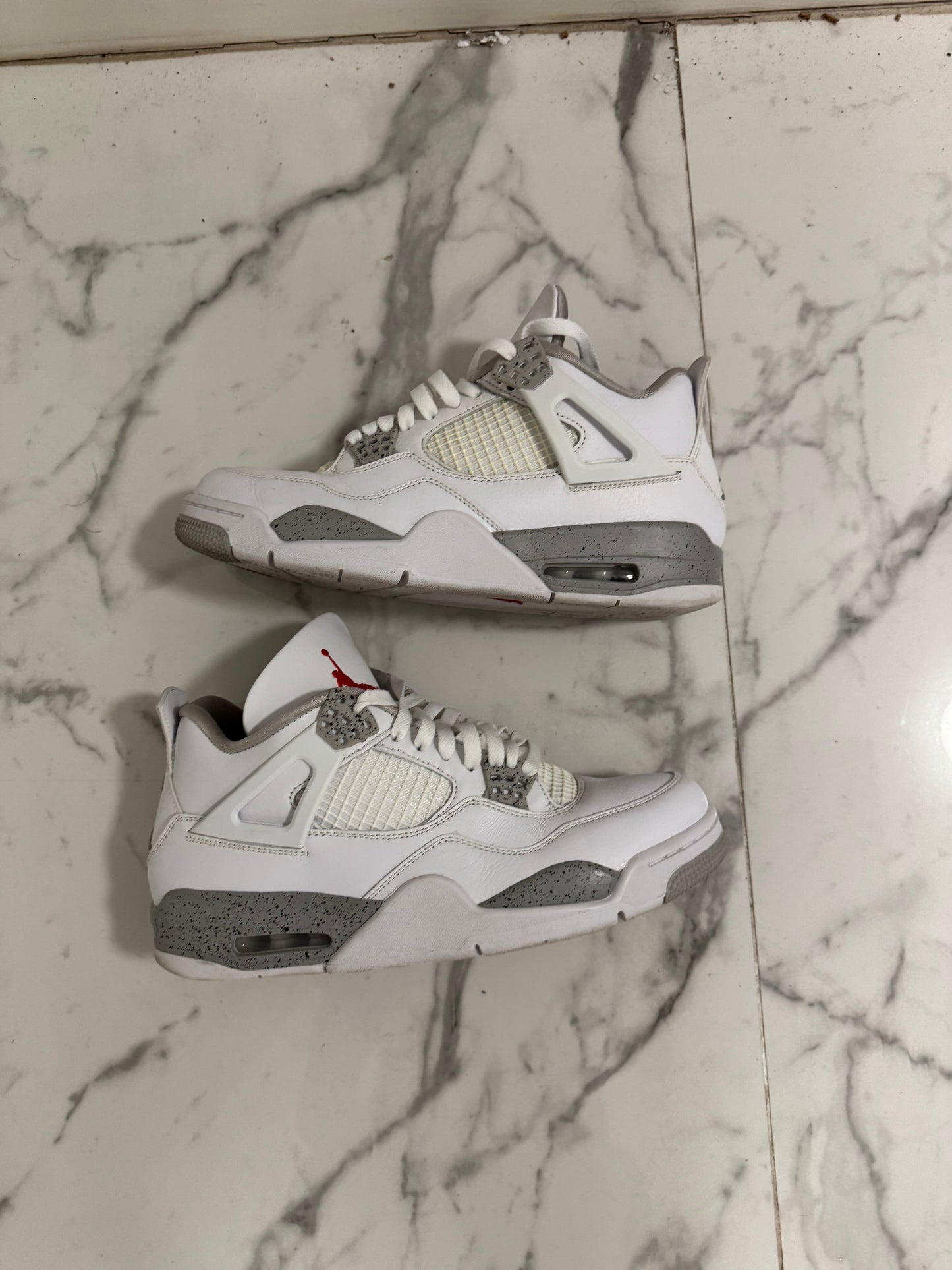 Size 10 | Jordan 4 White Oreo No Box | Pre-Owned