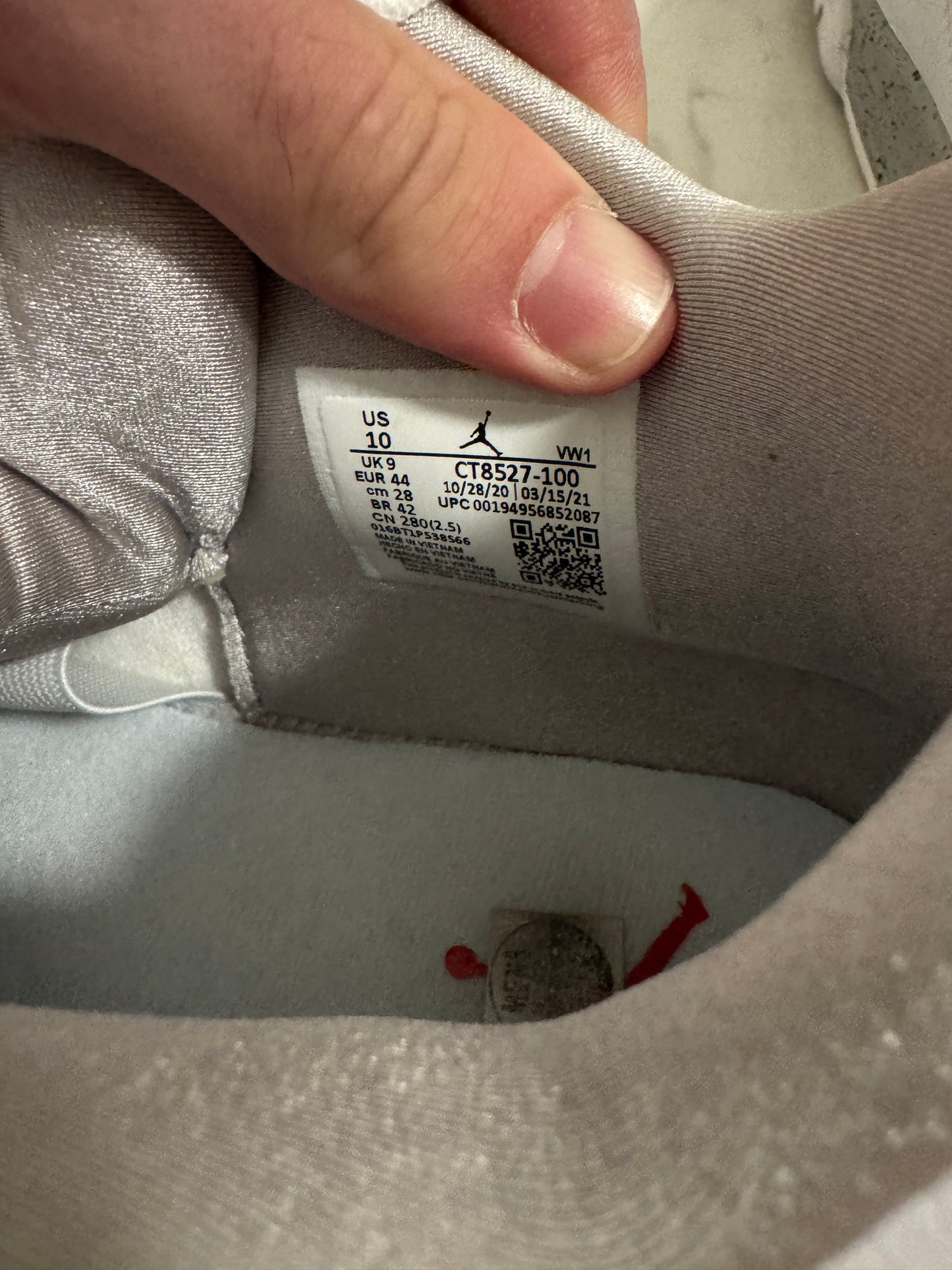 Size 10 | Jordan 4 White Oreo No Box | Pre-Owned