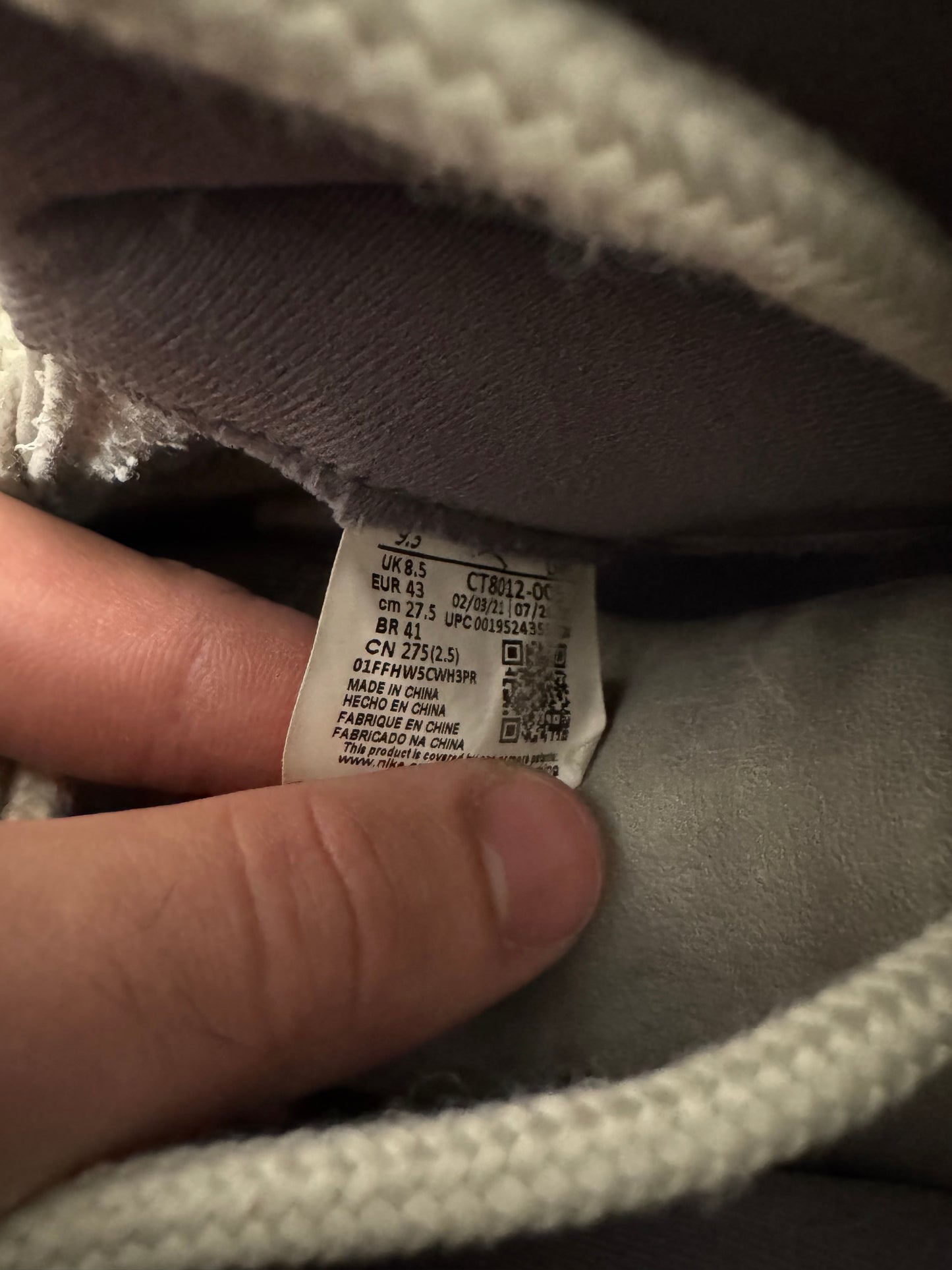 Size 9.5 | Jordan 11 Cool Grey No Box | Pre-Owned