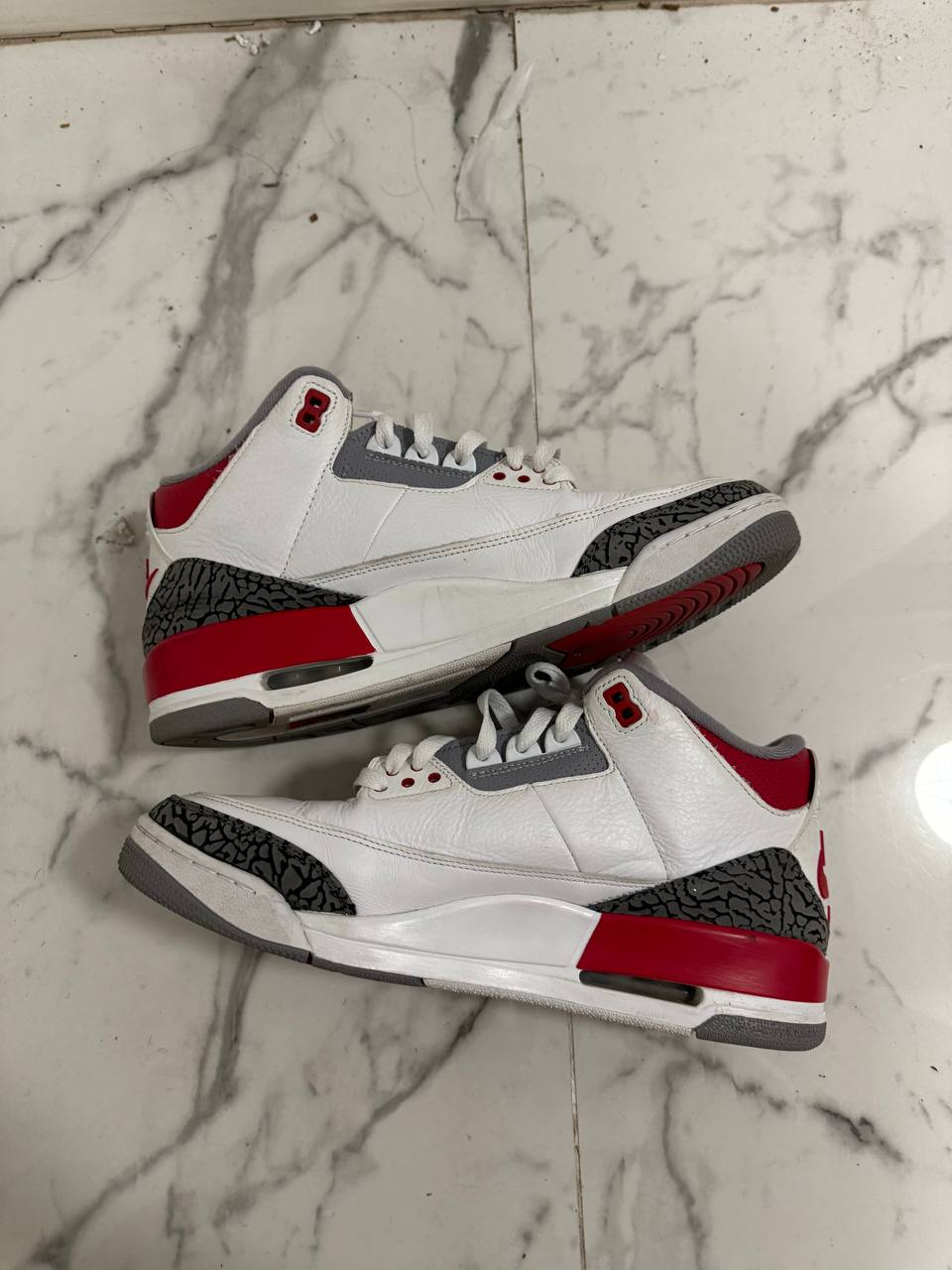 Size 12 | Jordan 3 Fire Red No Box | Pre-Owned