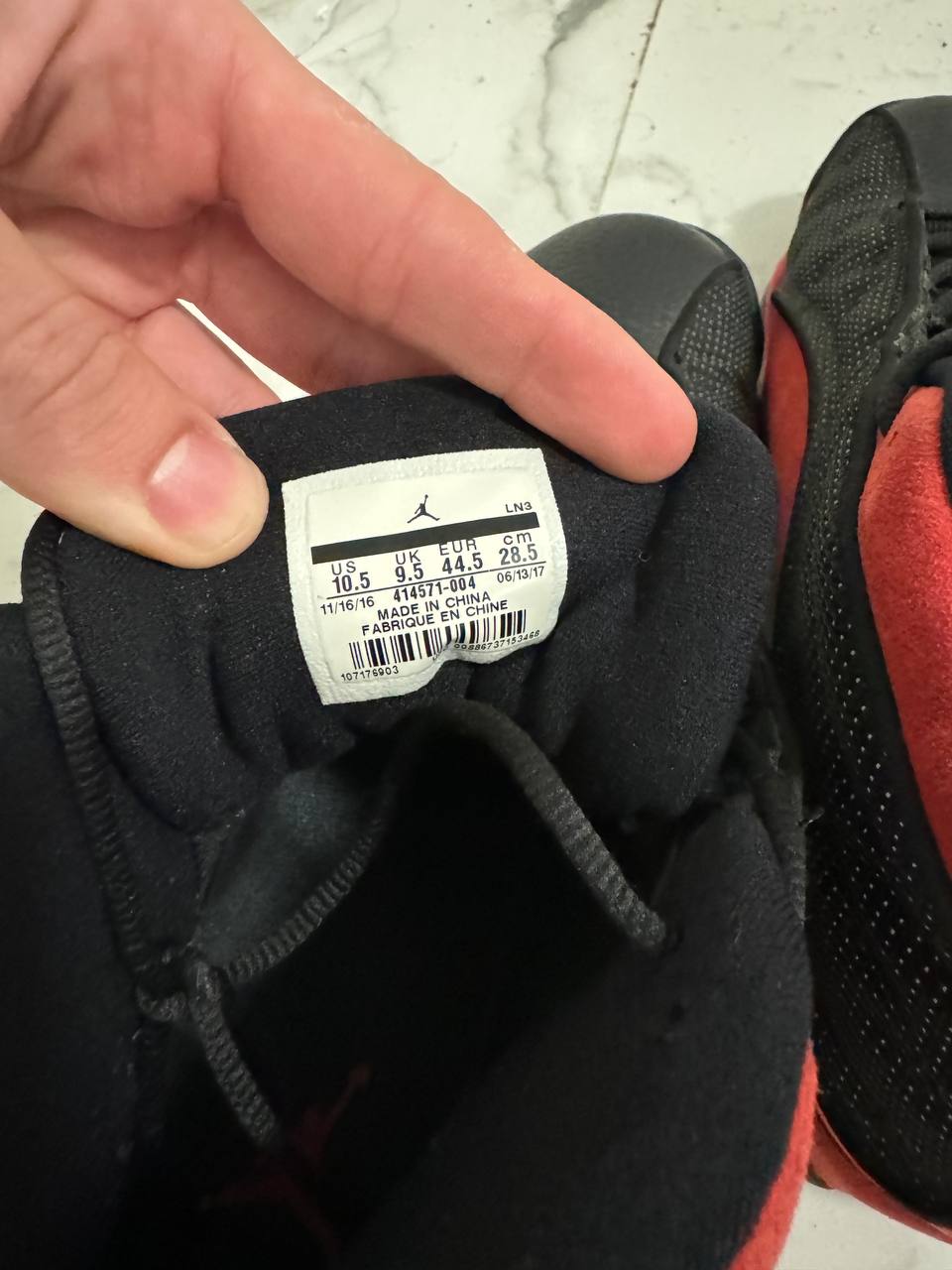 Size 10.5 | Jordan 13 Bred No Box | Pre-Owned