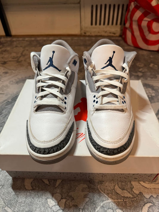 Size 8.5 | Jordan 3 Midnight Navy No Box | Pre-Owned