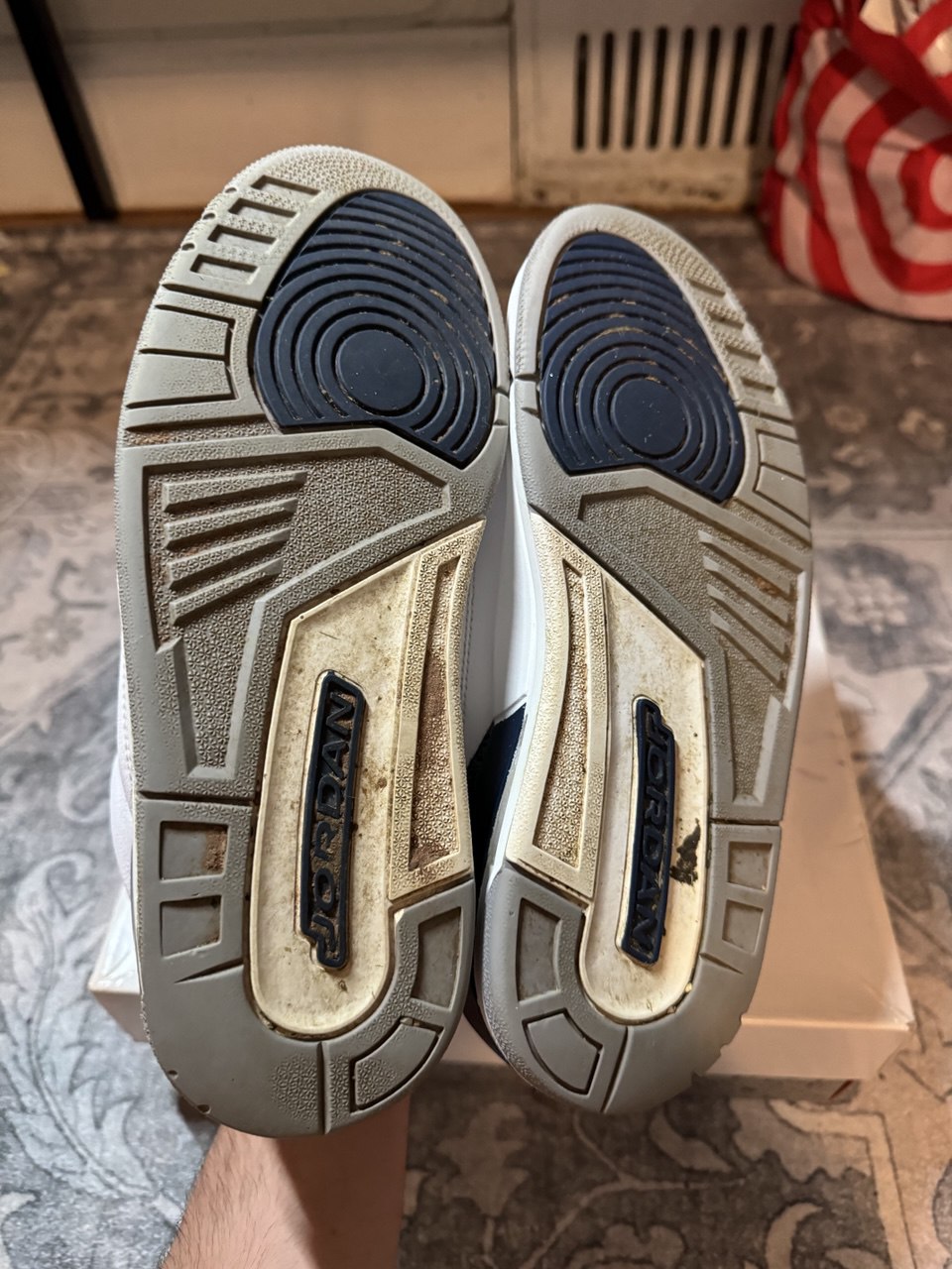 Size 8.5 | Jordan 3 Midnight Navy No Box | Pre-Owned