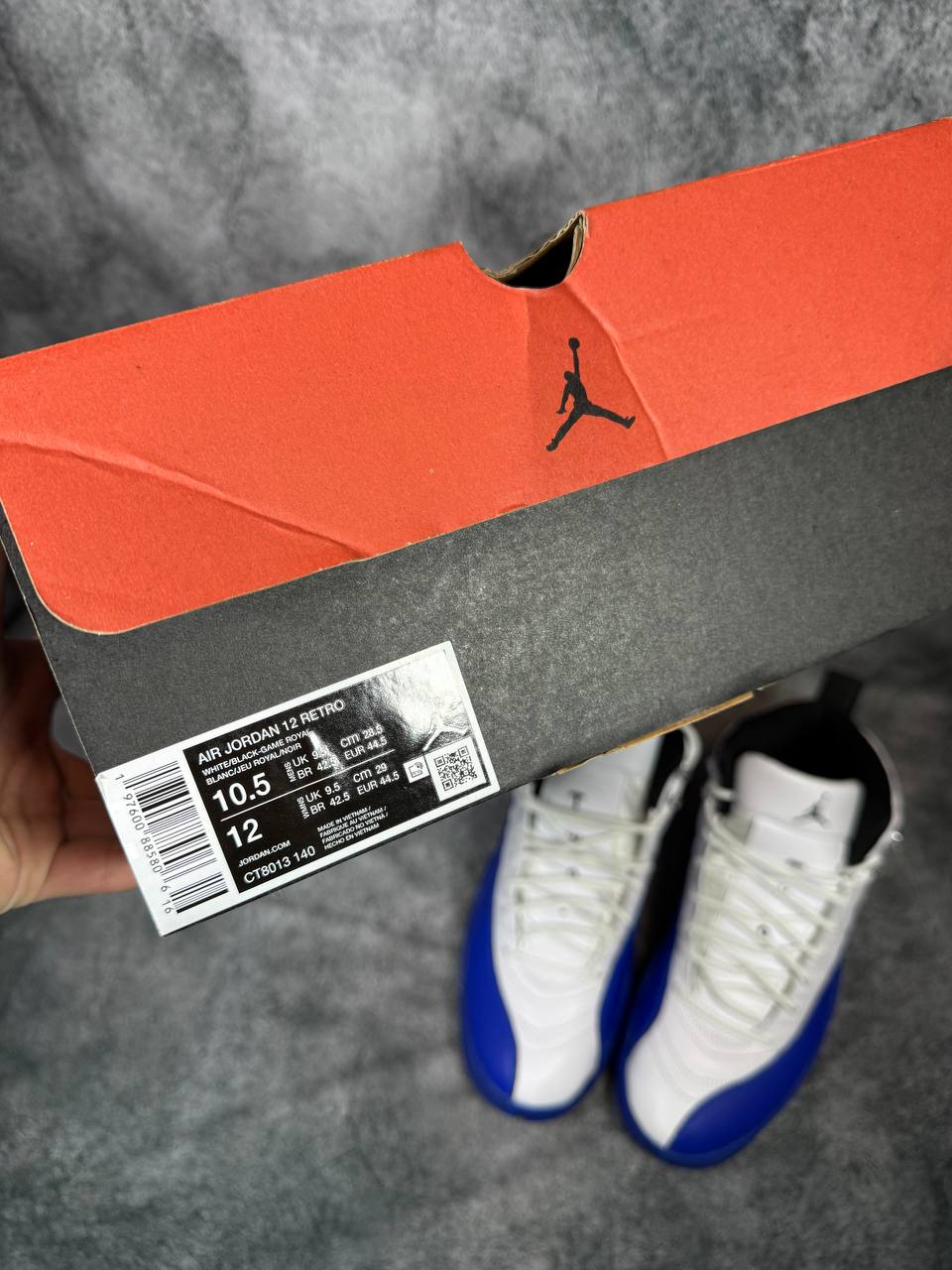 Size 10.5 | Jordan 12 Blueberry With Box | Pre-Owned