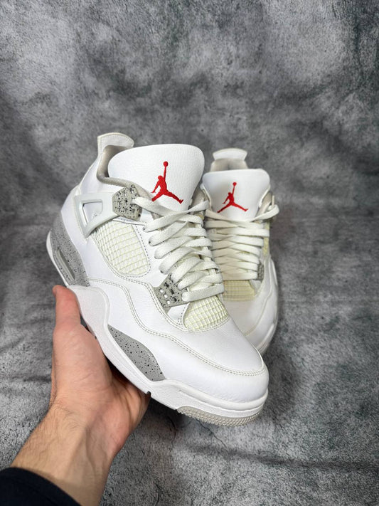 Size 10 | Jordan 4 White Oreo No Box | Pre-Owned
