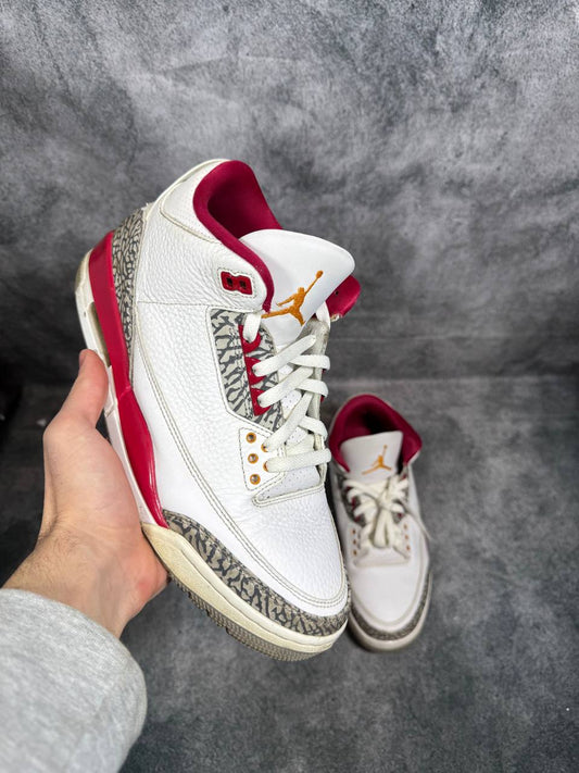 Size 10.5 | Jordan 3 Cardinal Red No Box| Pre-Owned
