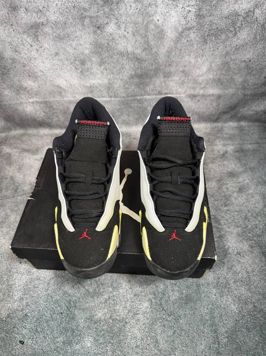 Size 6.5Y | Jordan 14 Black Toe With Box| Pre-Owned